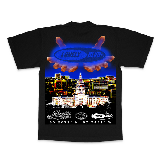 AUSTIN NIGHTS- Heavyweight T-shirt