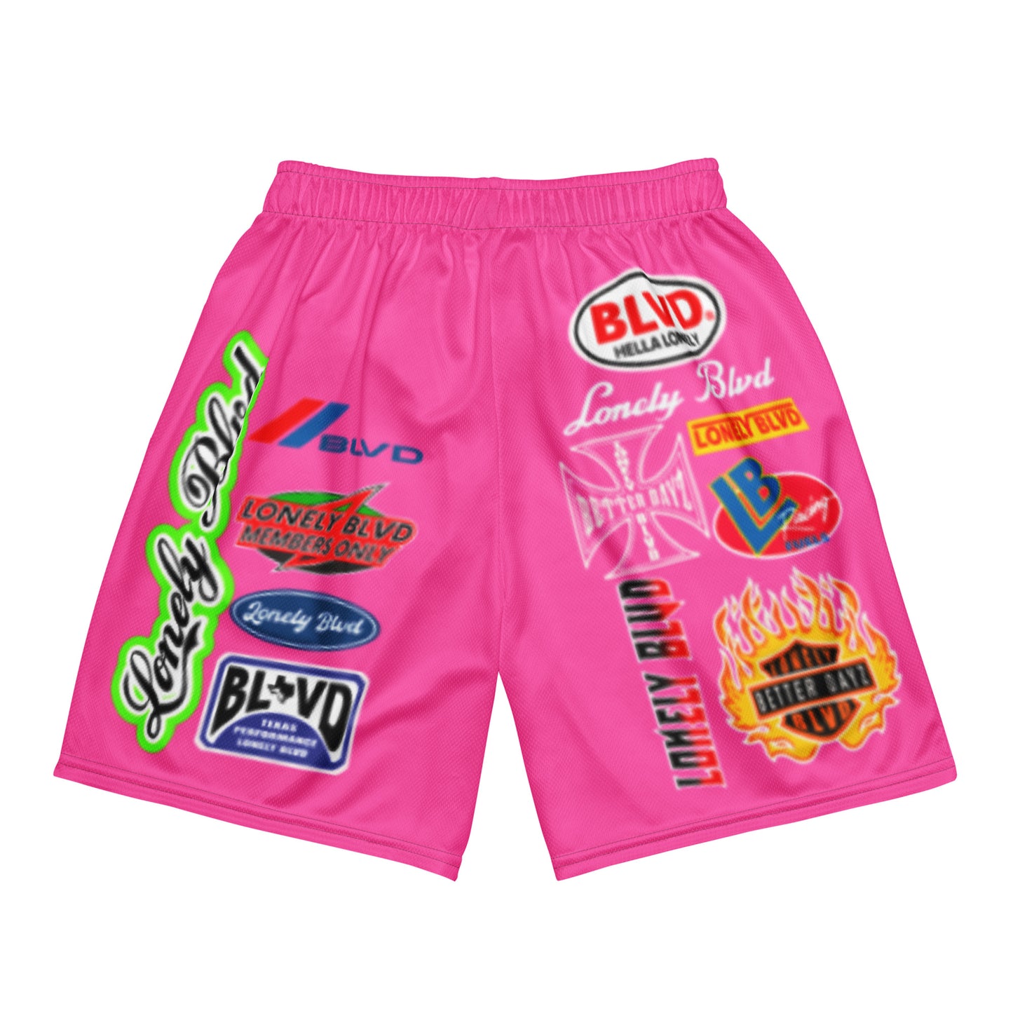 pinky Unisex mesh shorts