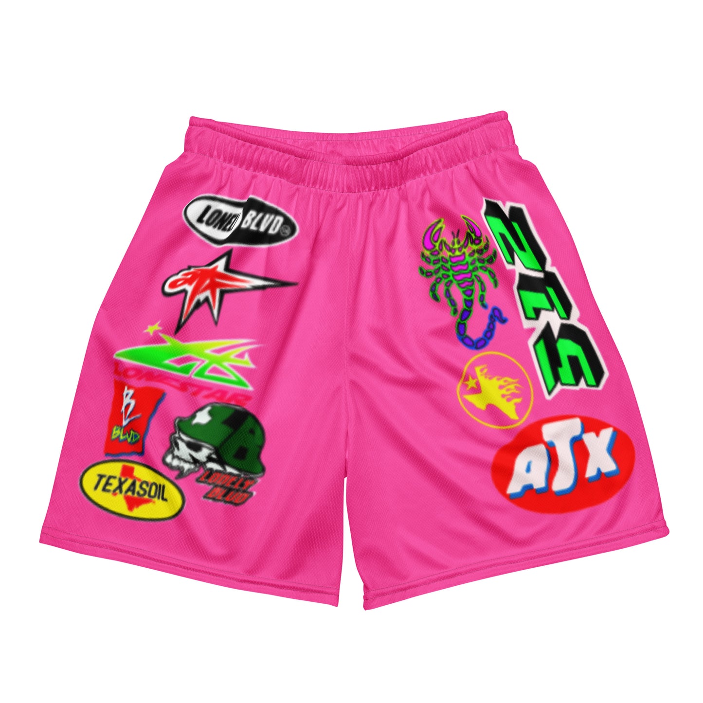 pinky Unisex mesh shorts